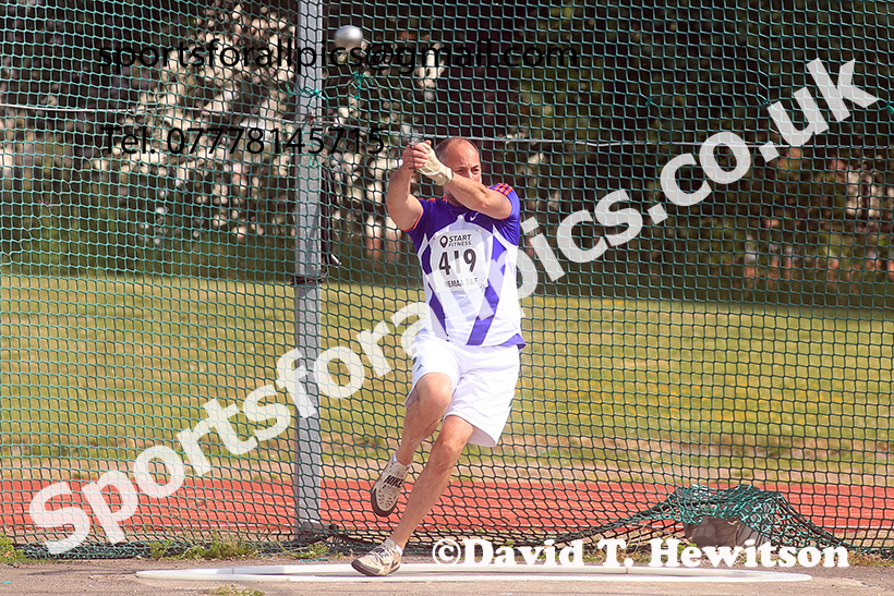 Hammer, 2025 NEMAA Track and Field, Monkton. Photo: David T. Hewitson/Sports for All Pics